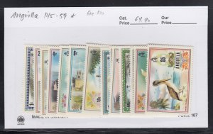 Anguilla 145-59 Island Scenes mint