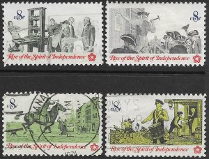 US #1476-79 Used full set Spirit of Independence.