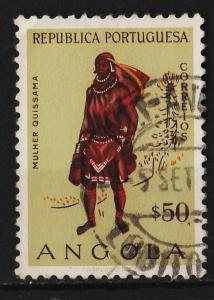 Angola 1957 Native Costumes $50 (1/12) USED