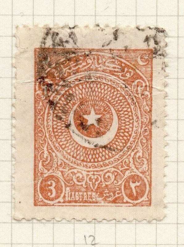 Turkey 1900s Early Issue Fine Used 3p. NW-12209