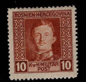 Bosnia & Herzegovina Scott 108 MH* Emperor Karl 1st stamp from 1918 set