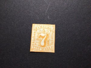 German States Hamburg 1859 mint never hinged imperforate  stamp Ref 57651