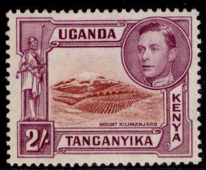 KENYA UGANDA TANGANYIKA GVI SG146b, 2s lake-brown/brown-purple, NH MINT. Cat £50