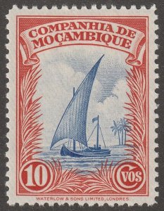 Mozambique Company, stamp, Scott#177, mint, hinged, 10 cvo