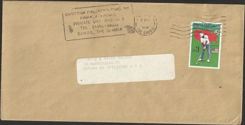 GAMBIA COVER #1310 SCV1.75