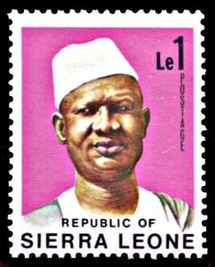 Sierra Leone 433, MNH, President Siaka Stevens