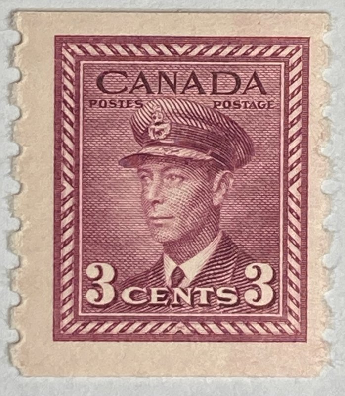 CANADA 1942-43 #266 King George VI War Issue Coil - MH