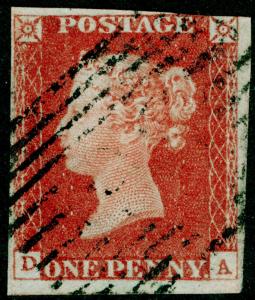 SG8, 1d red-brown, USED. DA 