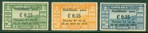 COSTA RICA C145-7 MNH CV $3.60 BIN $2.20