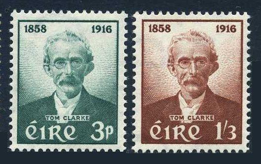 Ireland 165-166,MNH.Michel 136-137. Thomas J.Clarke,1859-1916,patriot.