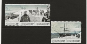 Australian Antarctic 2012 Aus Ant Exped II set of 5 sg.218-22 MNH