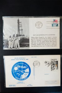 US Early Unsearched Space Program Stamp Covers Collection