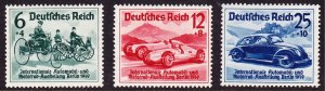 Germany, Scott B134-6 (Michel 686-8), VF Unused OG NH Set, Berlin International