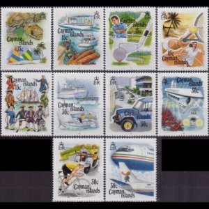 CAYMAN IS. 1993 - Scott# 666a-7e Tourism Set of 10 NH