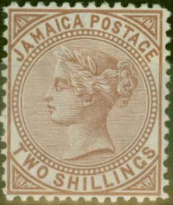 Jamaica 1875 2s Venetian Red SG14 Fine Mtd Mint