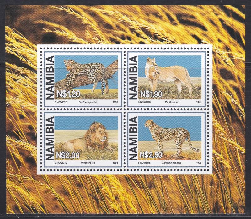Namibia # 881a, Wild Cats, NH, 1/2 Cat