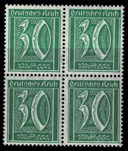 Germany 1921, Scott#141 MNH block of 4
