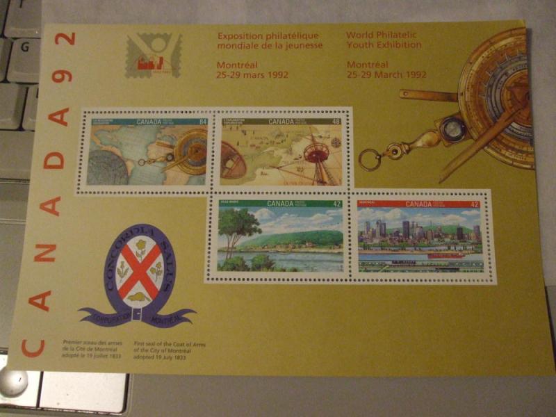 Canada #1407a souvenir sheet mint nh