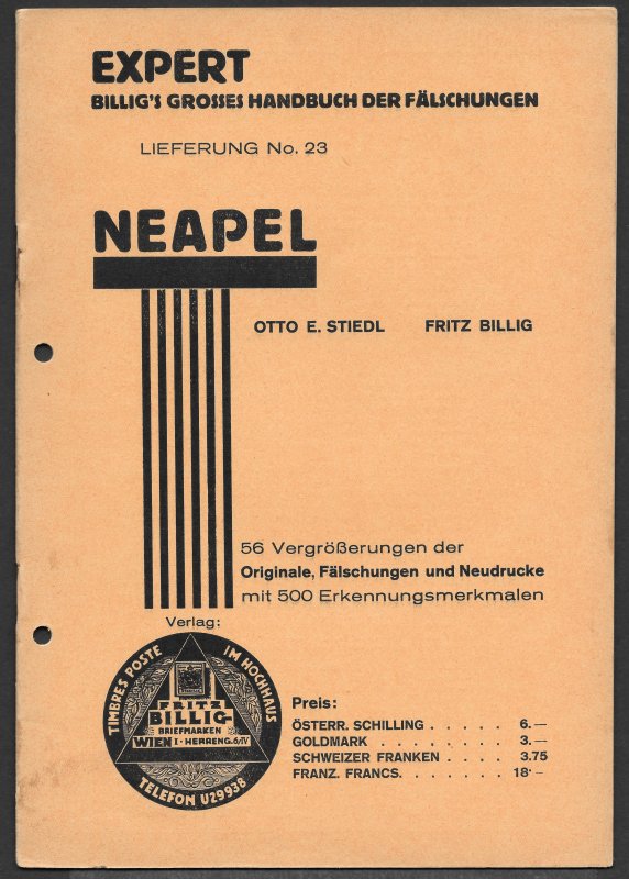 Doyle's_Stamps: Neapel (Naples Local Post Italian) Issues, Billig