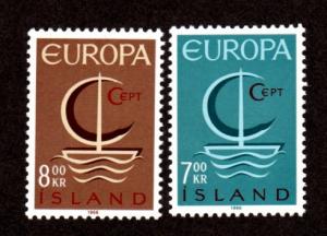 Iceland 384-385 Mint NH MNH Europa!