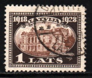Latvia #163     used