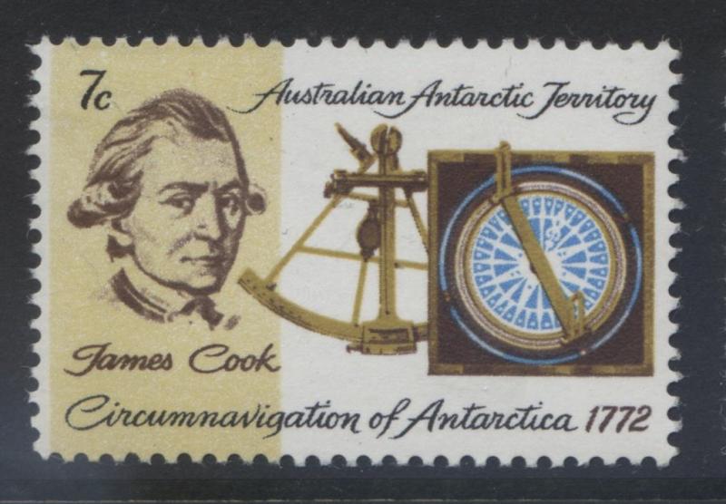 Australian Ant.Terr.- Scott L21 -1972- MNH - Cook - 7c Bister & Multi