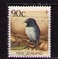 NEW ZEALAND Sc# 929 USED FVF South Island Robin