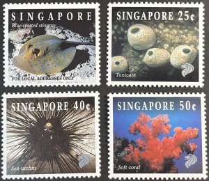 SINGAPORE # 674-684A-MINT NEVER/HINGED---COMPLETE SET---1994