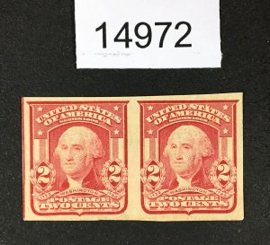 MOMEN: US STAMPS # 320 PAIR MINT OG H LOT #14972