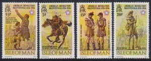 78-81 Isle Of Man American Bicentennial MNH