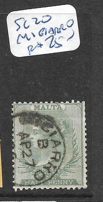 MALTA (P1406B)  QV 1/2D MIGIARRO SON CDS  SG 20   VFU