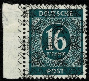 GERMANY ALLIED 1948 16pf.GREEN MINT (NH) Optd. T. A3 SGA94 Wmk.230 P.14 SUPERB