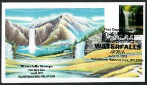 5800k -FDC-63c-Waterfalls: LaSalle Canyon Illinois, - Wally Jr Cachet - BWP