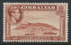 Gibraltar  SG  122d SC# 108*  MH  wmk upright perf 13 see scans / details