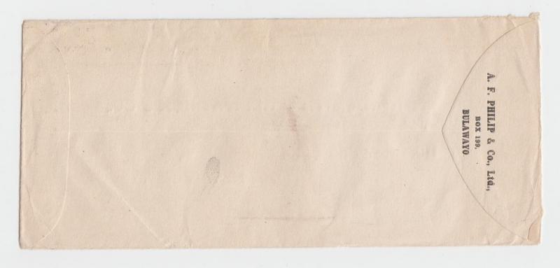 SOUTHERN RHODESIA TO USA 1931 COVER, DOUBLE RATE 4½d (SEE BELOW)