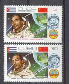 Cuba C324-25 MNH Space SCV2