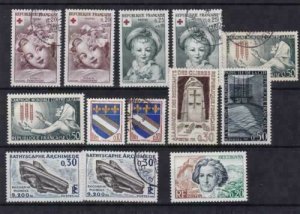 france 1962 -3 mint never hinged  and used stamps  ref r14275