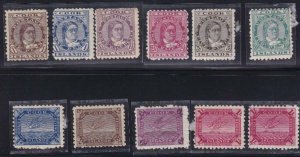 Cook Islands 1898-1900 SC 15-24, 24a MLH 