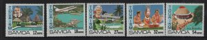 SAMOA   553-557  MNH  SET