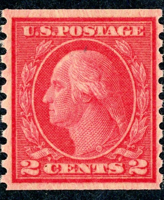 #492 – 1917 2c Washington carmine.  MNH OG.