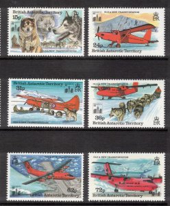 BRITISH ANTARCTIC 1994 Hong Kong '94 Overprints; Scott 224-29, SG 230-35...