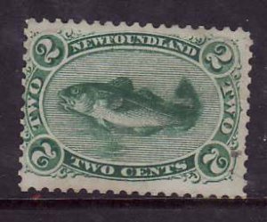 Newfoundland-Sc#26-id10-used 5c black Harp Seal-1869-
