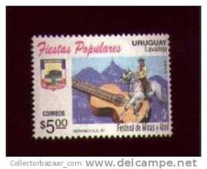 URUGUAY STAMP MNH horse cow