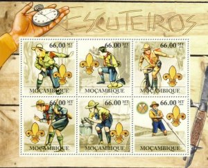 Mozambique 2011 MNH - Scouts. Y&T 4440-4445, Mi 5274-5279, Scott 2466