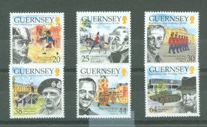 Guernsey #703-708  Single (Complete Set)