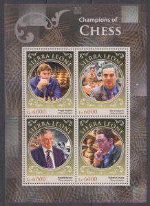 2016 Sierra Leone 77658-7661KL Chess / Grandmasters 11,00 €