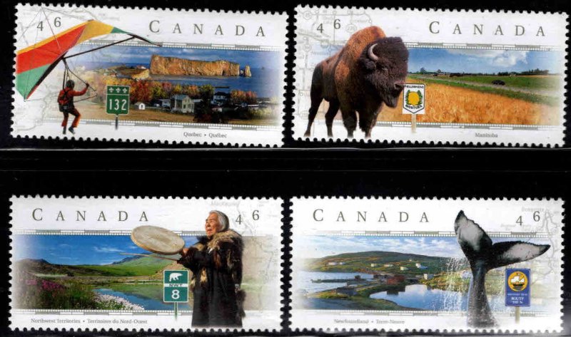 Canada Scott 1780-1783 MNH** Scenic Highway set 1999