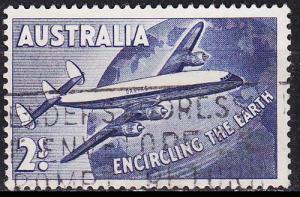 AUSTRALIEN AUSTRALIA [1958] MiNr 0281 ( O/used ) Flugzeug