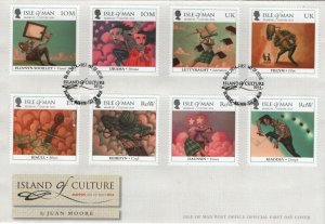 Isle of Man 2014 FDC Sc 1611-1618 Arts and Culture Set of 8