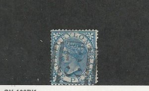 Ceylon, Postage Stamp, #61 Used, 1868